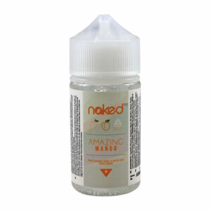 Naked Amazing Mango 100ml E-Liquid Shortfill Bottle