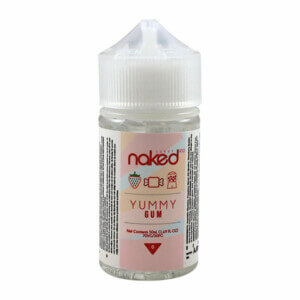 Naked Candy Yummy Gum 100ml E-Liquid Shortfill Bottle