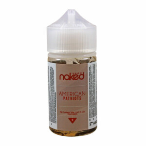 Naked Tobacco American patriots 100ml E-Liquid Shortfill Bottle