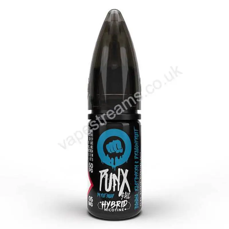 Riot Squad Punx Banana Raspberry Dragonfruit Nic Salt 10ml Eliquid Bottle Vs