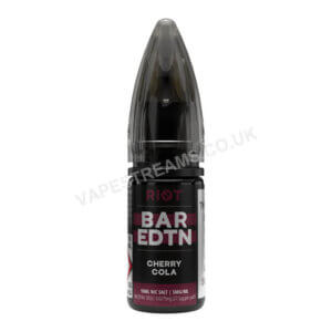 Riot Bar Edtn Cherry Cola 10ml Nic Salt E Liquid
