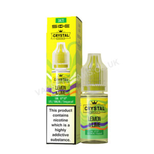 Ske Crystal Lemon & Lime 10ml Nic Salt E Liquid Bottle With Box