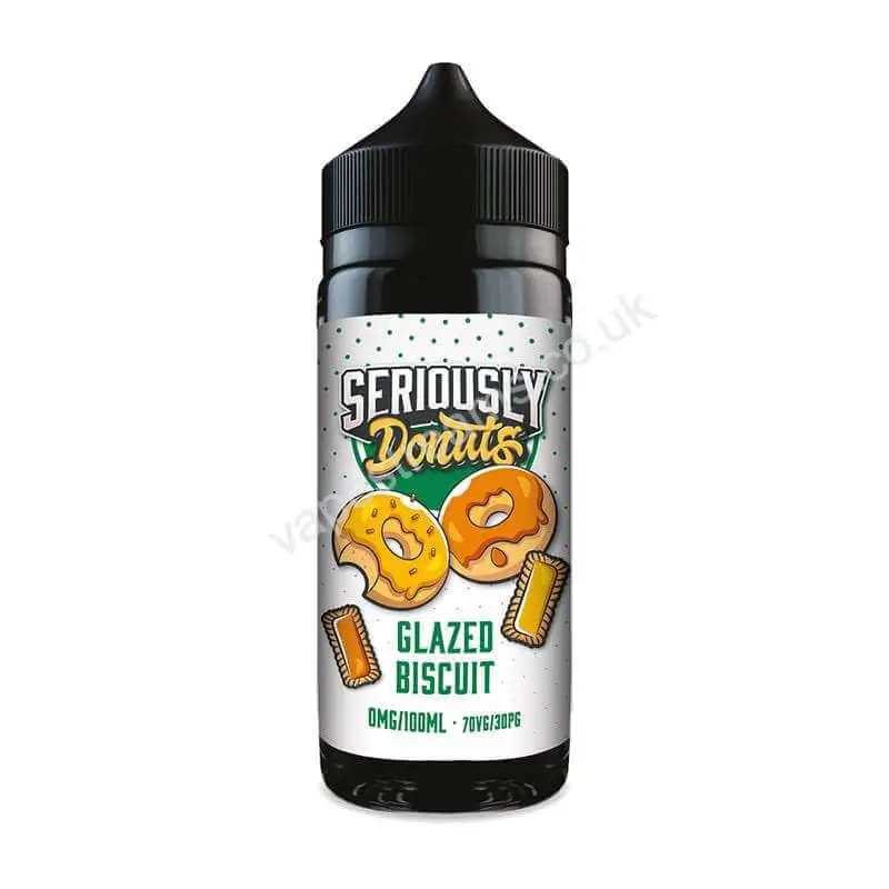 Doozy seriously donut glazed biscuit 100ml eliquid bottle
