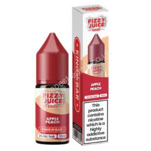 Fizzy Juice 5000 Apple Peach Nic Salt E Liquid 10ml Bottle With Box copy