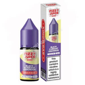 Fizzy Juice 5000 Blackcurrant Lemonade Nic Salt E Liquid 10ml Bottle With Box 1