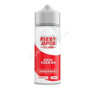 Fizzy Juice 50000 Fizzy Cola Ice E liquid Shortfill 100ml Bottle