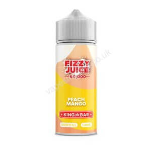 Fizzy Juice 50000 Peach Mango E liquid Shortfill 100ml Bottle