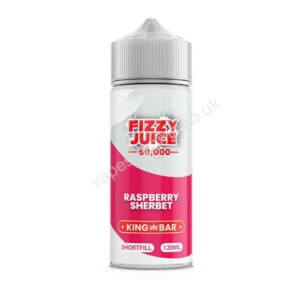 Fizzy Juice 50000 Raspberry Sherbet E liquid Shortfill 100ml Bottle