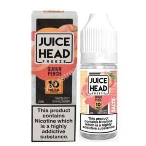Juice Head Freeze Guava Peach 10mg Nic Salt E Liquid