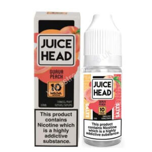 Juice Head Guava Peach Nic Salt E Liquid 10mg Bottle With Box