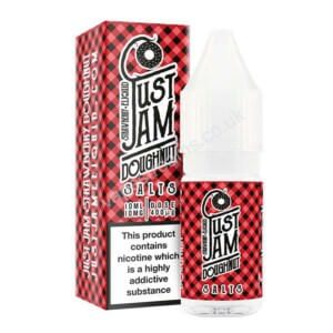 Just Jam Strawberry Doughnut Nicotine Salt Eliquid Bottle With Box