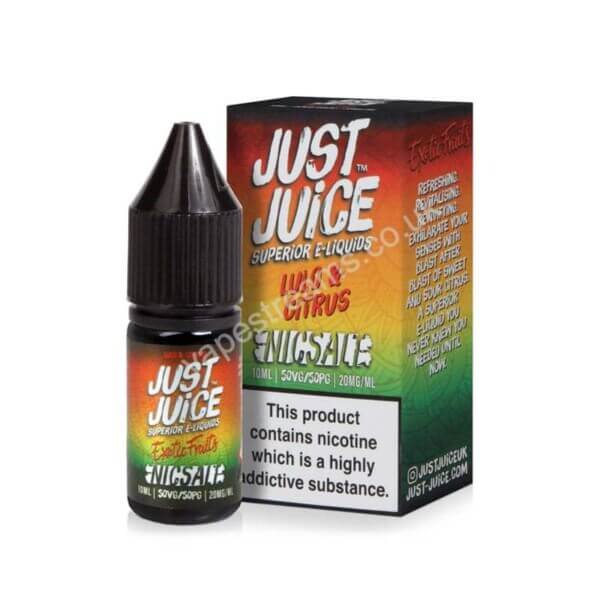 Just Juice Exotic Fruits Lulo Citrus Nicsalt Eliquid Bottle With Box