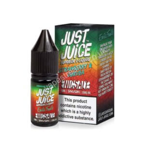 Just Juice Exotic Fruits Strawberry Curuba Nicsalt Eliquid Bottle With Box