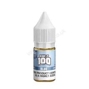 Keep it 100 Blue Nic Salt E Liquid 10ml Bottle