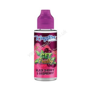 Kingston Get Fruity Black Cherry Raspberry E Liquid Shortfill 100ml Bottle