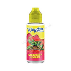 Kingston Get Fruity Strawberry Lemonade E Liquid Shortfill 100ml Bottle