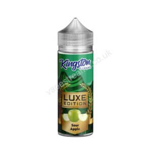 Kingston Luxe Edition Sour Apple E Liquid Shortfill 100ml Bottle