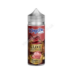 Kingston Luxe Edition Strawberry Ice Cream E Liquid Shortfill 100ml Bottle