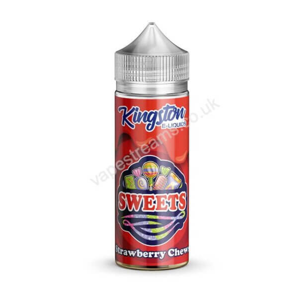 Kingston Sweets Strawberry Chews 100ml Eliquid Shortfill Bottle