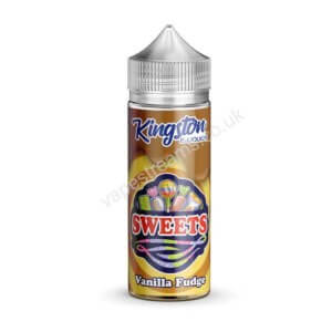 Kingston Sweets Vanilla Fudge 100ml Eliquid Shortfill Bottle