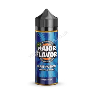 Major Flavour blue fusion 100ml eliquid shortfill bottle