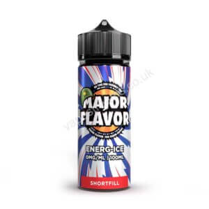 Major Flavour energ ice 100ml eliquid shortfill bottle 1