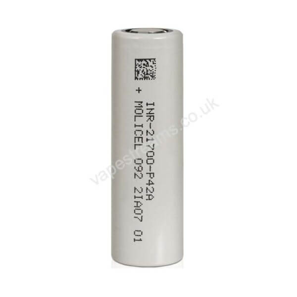 Molicel P42a Inr 2700 Rechargeable Vape Battery 4200mah 30a