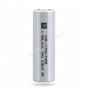 Molicel p45b inr 21700 Rechargeable Vape Battery 4500mAh 45A