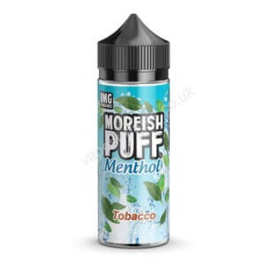 Moreish Puff Menthol Tobacco 100ml Eliquid Shortfill Bottle