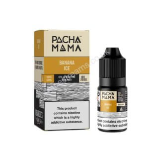 Pacha Mama Banana Ice Nic Salt E Liquid 10ml Bottle with Box 1