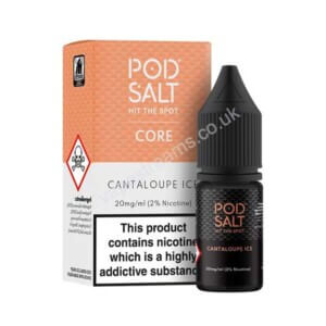 Pod Salt Core Cantaloupe Ice Nicotine Salt E Liquid 10ml Bottle