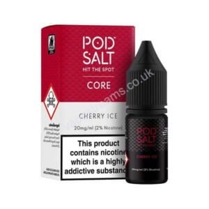 Pod Salt Core Cherry Ice Nicotine Salt 10ml Bottle