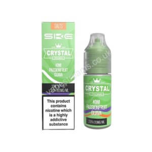 SKE Crystal Kiwi Passionfruit Guava Nic Salt E Liquid 10ml bottle with box