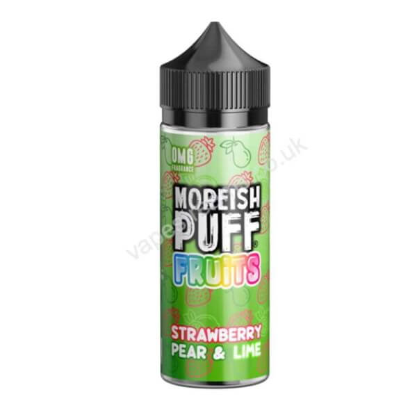 Strawberry Pear Lime 100ml Eliquid Shortfill Bottle By Moreish Puff Fruits