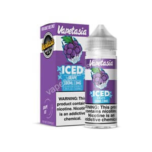 Vapetasia Iced Grape E Liquid Shortfill 100ml Bottle With Box