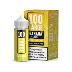 Banana Haze 100ml Eliquid Shortfill By 100 Large Juice