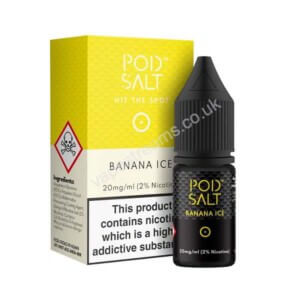 banana ice 10ml Nicotine salt eliquids by pod salt core collection