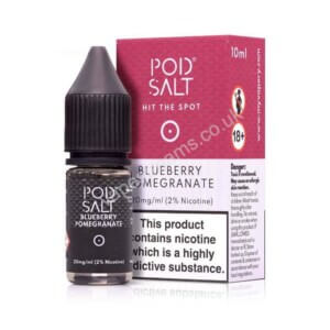 Blueberry Pomegranate 10ml Nicotine Salt Eliquids By Pod Salt Core Collection