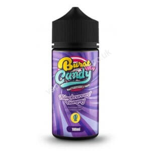 Burst My Candy Blackcurrant Gummy 100ml Eliquid Shortfill Bottle