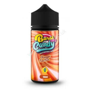 Burst My Candy Orange Tac Tics 100ml Eliquid Shortfill Bottle