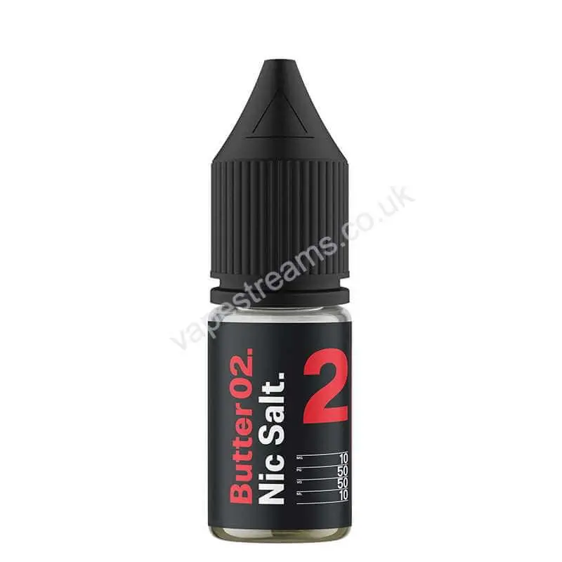 Butter 02 Nic Salt By Supergood 10ml Nicotine Salt Eliquid Bottle