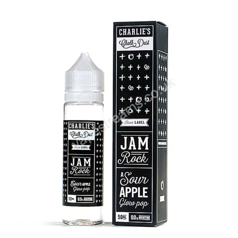 charlies chalk dust jam rock 50ml eliquid shortfill bottle