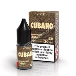 Cubano 10ml Nicotine Salt Eliquid By Vgod