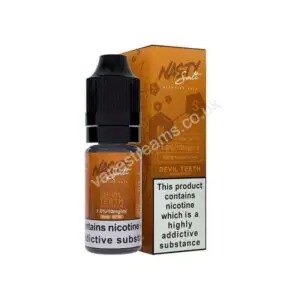 Devill Teeth Nicotine Salt Eliquid By Nasty Salt Nasty Juice