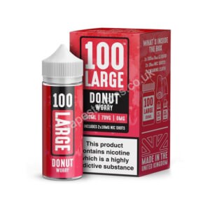 Donut Worry 100ml Eliquid Shortfill By 100 Large Juice