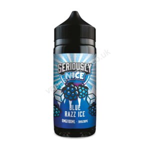 doozy seriously nice blue razz ice 100ml eliquid shortfill bottle
