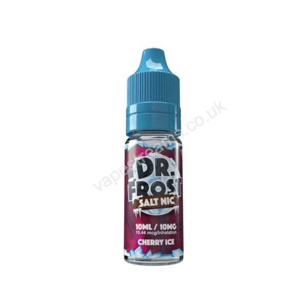 dr frost cherry ice 10ml nic salt eliquid bottle