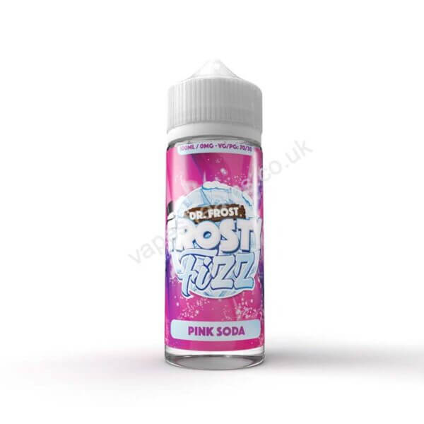dr frost frosty fizz pink soda 100ml eliquid shortfill bottle
