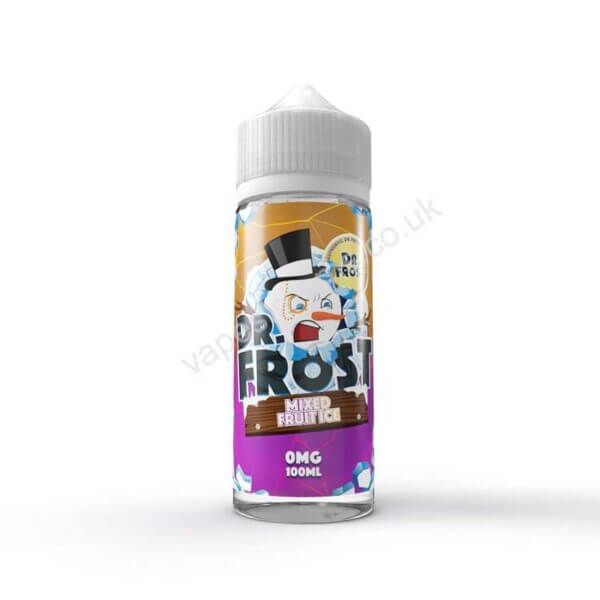 dr frost mixed fruit ice 100ml eliquid shortfill bottle