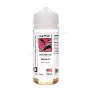 Element Dripper Apple Acai 100ml Eliquid Shortfill Bottle